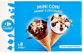 CARREFOUR CLASSIC CLASSIC MINI CONI CIOCCOLATO CARREFOUR CLASSIC CLASSIC MINI CONI CIOCCOLATO