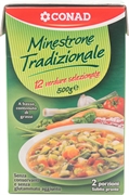 CONAD MINESTRONE TRADIZIONALE 12 VERDURE SELEZIONALE CONAD MINESTRONE TRADIZIONALE 12 VERDURE SELEZIONALE