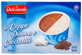 DOLCIANDO (EUROSPIN) 6 COPPE PANNA E CIOCCOLATO DOLCIANDO (EUROSPIN) 6 COPPE PANNA E CIOCCOLATO