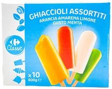 CARREFOUR GHIACCIOLI ASSORTITI (MENTA) CARREFOUR GHIACCIOLI ASSORTITI (MENTA)
