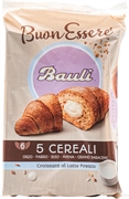 BAULI BUON ESSERE CROISSANT 5 CEREALI AL LATTE FRESCO BAULI BUON ESSERE CROISSANT 5 CEREALI AL LATTE FRESCO