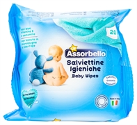 ASSORBELLO SALVIETTINE IGIENICHE - BABY WIPES ASSORBELLO SALVIETTINE IGIENICHE - BABY WIPES