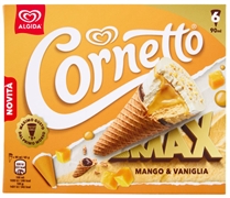 ALGIDA CORNETTO MAX MANGO & VANIGLIA ALGIDA CORNETTO MAX MANGO & VANIGLIA