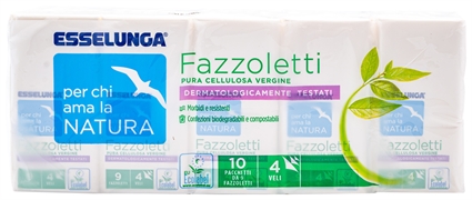 ESSELUNGA PER CHI AMA LA NATURA FAZZOLETTI ESSELUNGA PER CHI AMA LA NATURA FAZZOLETTI