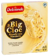 DOLCIANDO (EUROSPIN) GELATO BIG CIOC BIANCHI CON MANDORLE DOLCIANDO (EUROSPIN) GELATO BIG CIOC BIANCHI CON MANDORLE