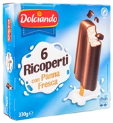 DOLCIANDO (EUROSPIN) 6 RICOPERTI CON PANNA FRESCA DOLCIANDO (EUROSPIN) 6 RICOPERTI CON PANNA FRESCA