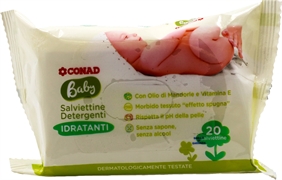 CONAD BABY SALVIETTINE DETERGENTI IDRATANTI CONAD BABY SALVIETTINE DETERGENTI IDRATANTI