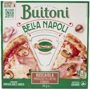 BUITONI BELLA NAPOLI BOSCAIOLA. PROSCIUTTO COTTO E FUNGHI (1 PIZZA)