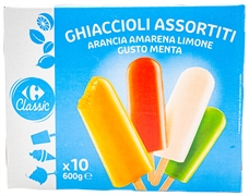 CARREFOUR GHIACCIOLI ASSORTITI (LIMONE)