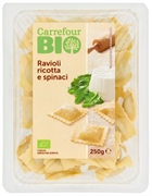 CARREFOUR BIO RAVIOLI RICOTTA E SPINACI