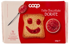 COOP FETTE BISCOTTATE DORATE