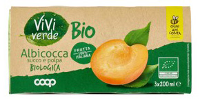 COOP VIVI VERDE Albicocca succo e polpa biologica