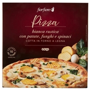 COOP FIOR FIORE PIZZA BIANCA RUSTICA CON PATATE, FUNGHI E SPINACI