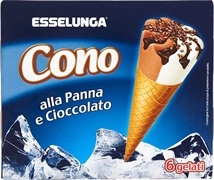 ESSELUNGA CONO ALLA PANNA E CIOCCOLATO
