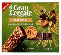GRAN CEREALE BARRETTE CAFFÈ CIOCCOLATO E NOCCIOLE
