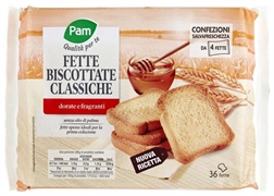 PAM PANORAMA FETTE BISCOTTATE CLASSICHE DORATE E FRAGRANTI