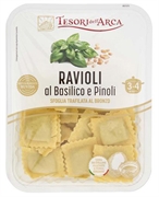 TESORI DELL'ARCA (PAM PANORAMA) RAVIOLI AL BASILICO E PINOLI SFOGLIA TRAFILATA AL BRONZO