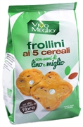 VIVO MEGLIO (MD) FROLLINI AI 5 CEREALI CON SEMI DI LINO E MIGLIO
