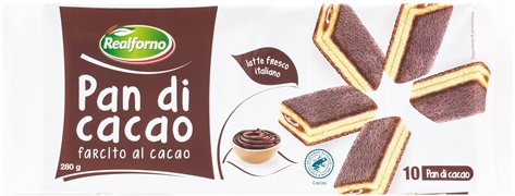 REALFORNO (LIDL) MERENDINA PAN DI CACAO CON FARCITURA AL CACAO