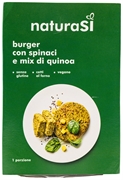 NATURASÌ BURGER CON SPINACI E MIX DI QUINOA