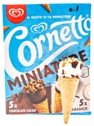 ALGIDA CORNETTO MINIATURE  (GUSTO VANIGLIA)