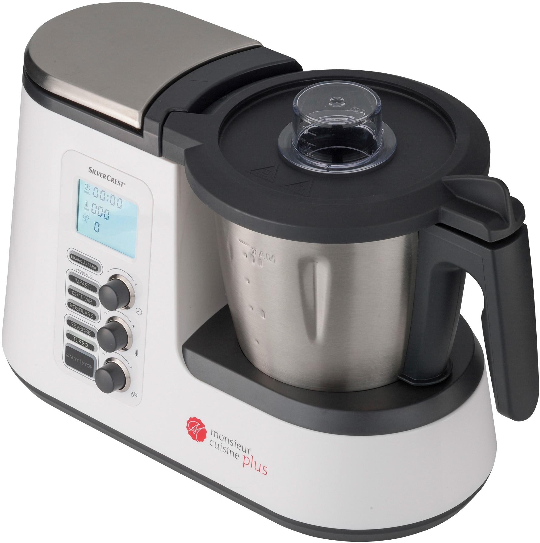 Frusta Acciaio Inox Monsieur Cuisine, Robot Multifunzione A Marchio Silvercrest Frusta Metallo Per Impastare