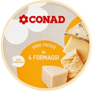 CONAD SUGO FRESCO AI 4 FORMAGGI