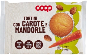 COOP Tortine con carota e mandorle