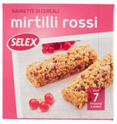 SELEX BARRETTE DI CEREALI MIRTILLI ROSSI