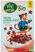 COOP VIVI VERDE STELLINE DI CEREALI AL CACAO BIOLOGICI