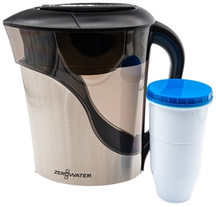 ZEROWATER CARAFFA FILTRANTE ACCIAIO INOX