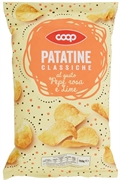 COOP PATATINE CLASSICHE AL GUSTO PEPE ROSA E LIME