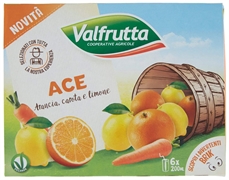 VALFRUTTA ACE ARANCIA, CAROTA E LIMONE