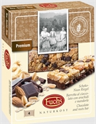 FUCHS NATURKOST Barretta al cioccolato con arachidi e mandorle