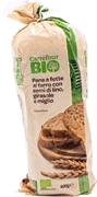 CARREFOUR BIO PANE A FETTE AL FARRO CON SEMI DI LINO, GIRASOLE E MIGLIO