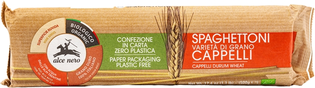 ALCE NERO SPAGHETTONI VARIETÀ DI GRANO CAPPELLI BIOLOGICO