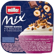 MÜLLER MIX YOGURT BIANCO PIU' NOCCIOLE E CIOCCOLATO