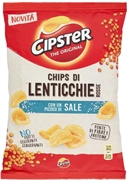CIPSTER CHIPS DI LENTICCHIE ROSSE CON UN PIZZICO DI SALE