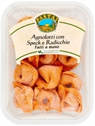 PASTAI AGNOLOTTI CON SPECK E RADICCHIO