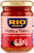 RIO MARE PESTO AL TONNO CON OLIVE NERE E PEPERONCINO