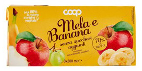 COOP Mela e banana senza zuccheri aggiunti