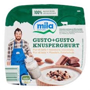 MILA GUSTO + GUSTO - YOGURT INTERO FIOR DI LATTE CON MANDORLE E CIOCCOLATO