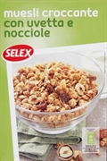 SELEX MUESLI CROCCANTE CON UVETTA E NOCCIOLE