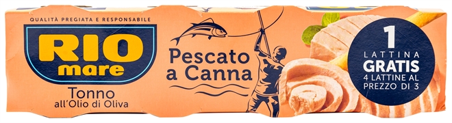 RIO MARE TONNO ALL'OLIO DI OLIVA PESCATO A CANNA