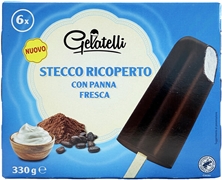 GELATELLI (LIDL) STECCO GELATO ALLA PANNA RICOPERTO