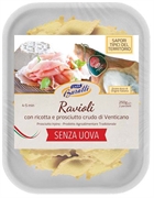 CASA BURATTI RAVIOLI CON RICOTTA E PROSCIUTTO CRUDO DI VENTICANO