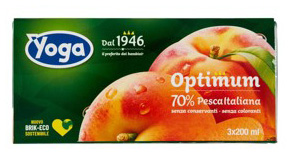YOGA Optimum 70% di pesca italiana senza zuccheri aggiunti