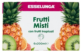 ESSELUNGA NETTARE DI FRUTTI MISTI CON FRUTTI TROPICALI
