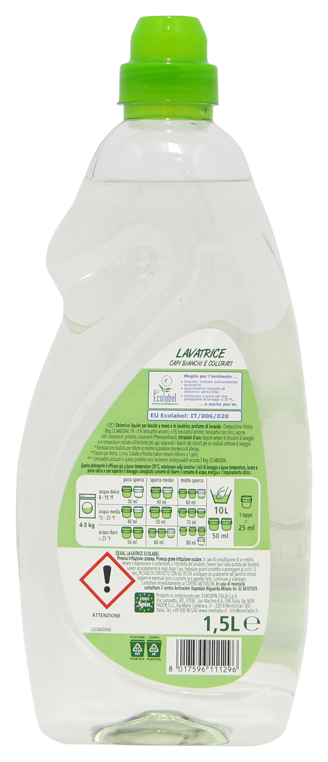 DEXAL AMO ESSERE ECO (EUROSPIN) LAVATRICE ECOLABEL LAVANDA