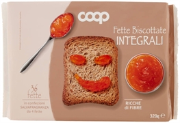 COOP FETTE BISCOTTATE INTEGRALI